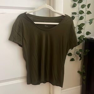 Target Brand Olive Green Tee